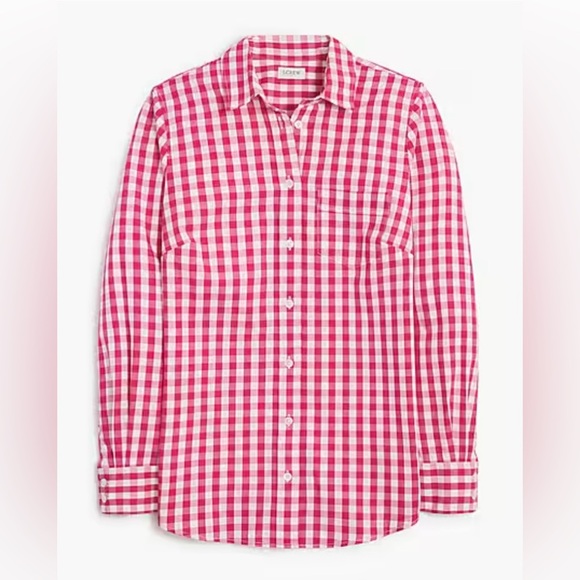 J. Crew Petite Lightweight Cotton-Blend Shirt In Signature Fit BT992 Sz PM NWT - Picture 1 of 5
